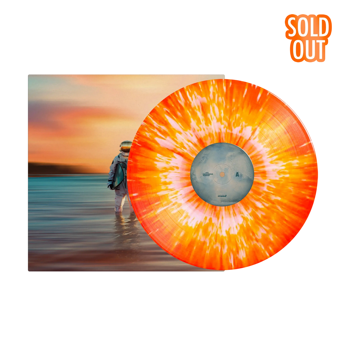Gravity Orange w/ White & Yellow Splatter LP with Signed Insert