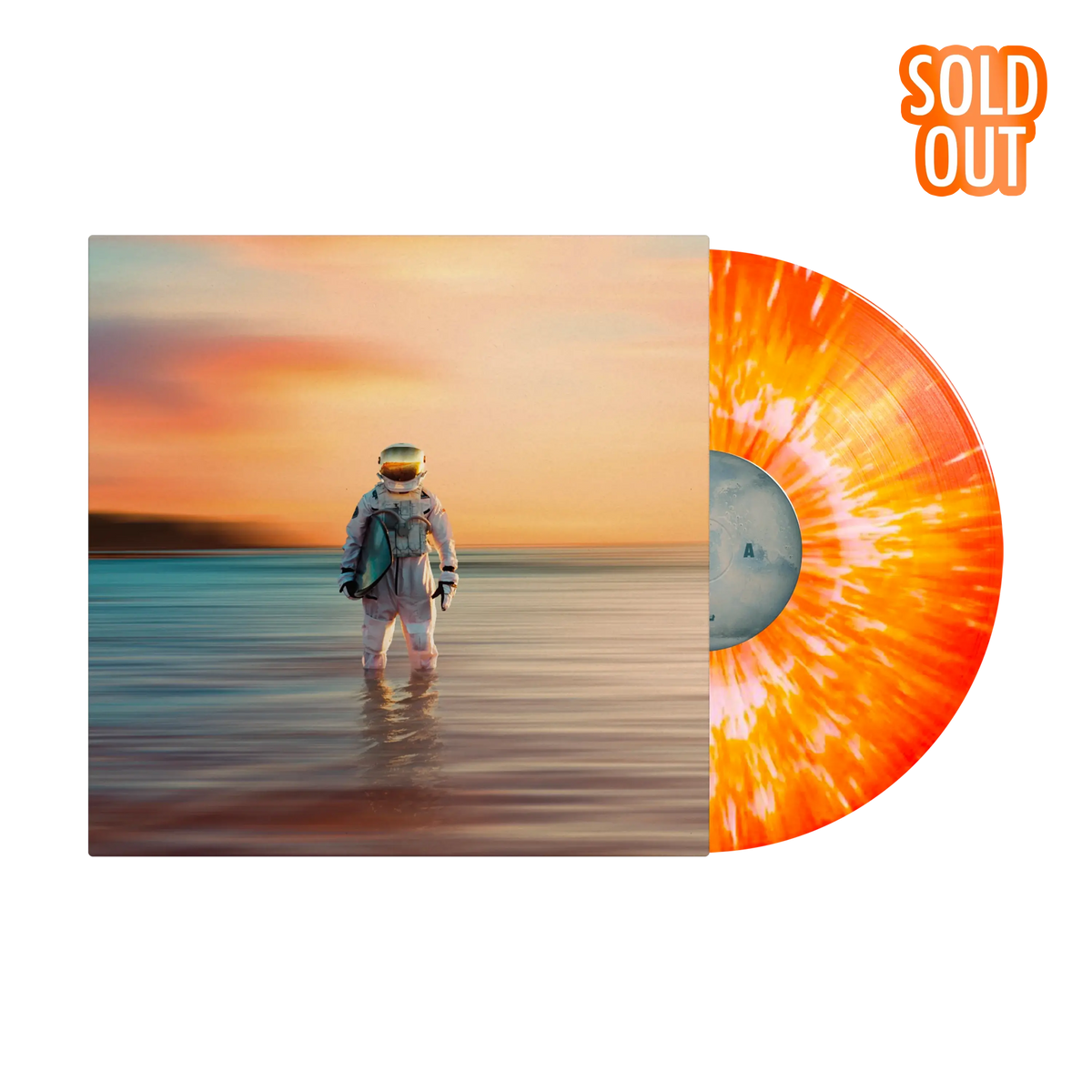 Gravity Orange w/ White & Yellow Splatter LP with Signed Insert