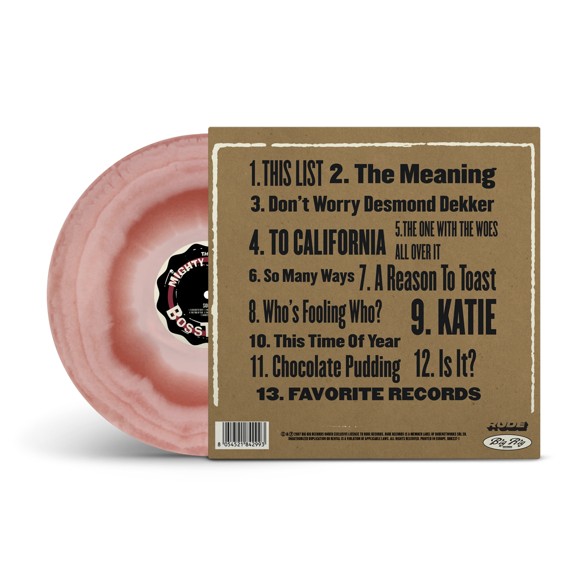 Medium Rare Oxblood & Pink A/B Side LP