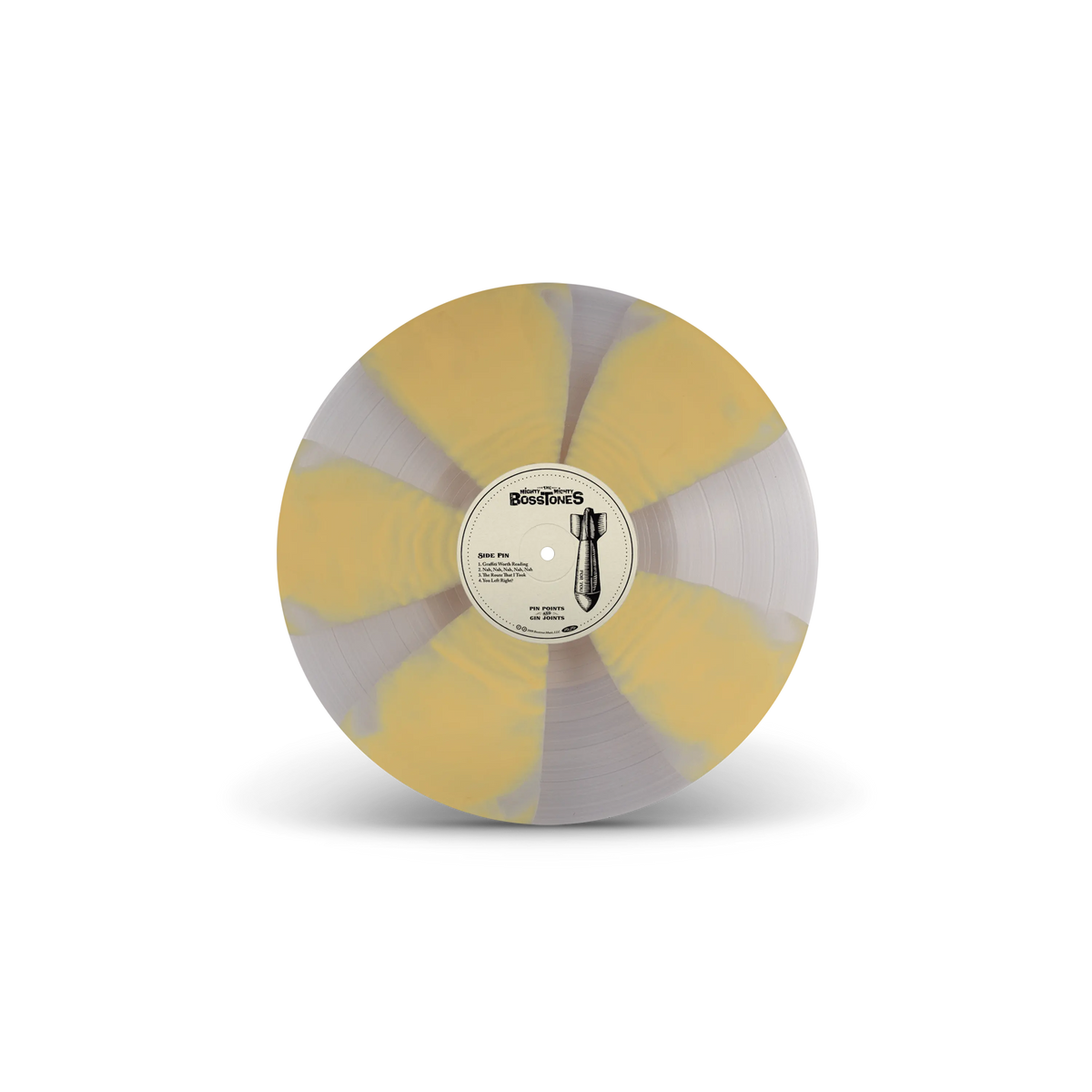 Pin Points And Gin Joints Mustard & Clear Cornetto Double LP