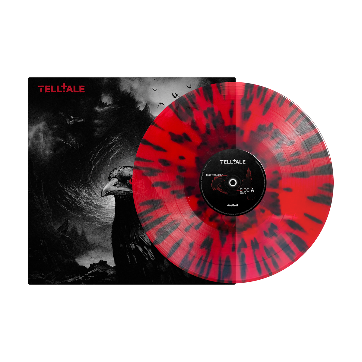 Telltale Transparent Red w/ Black Splatter LP