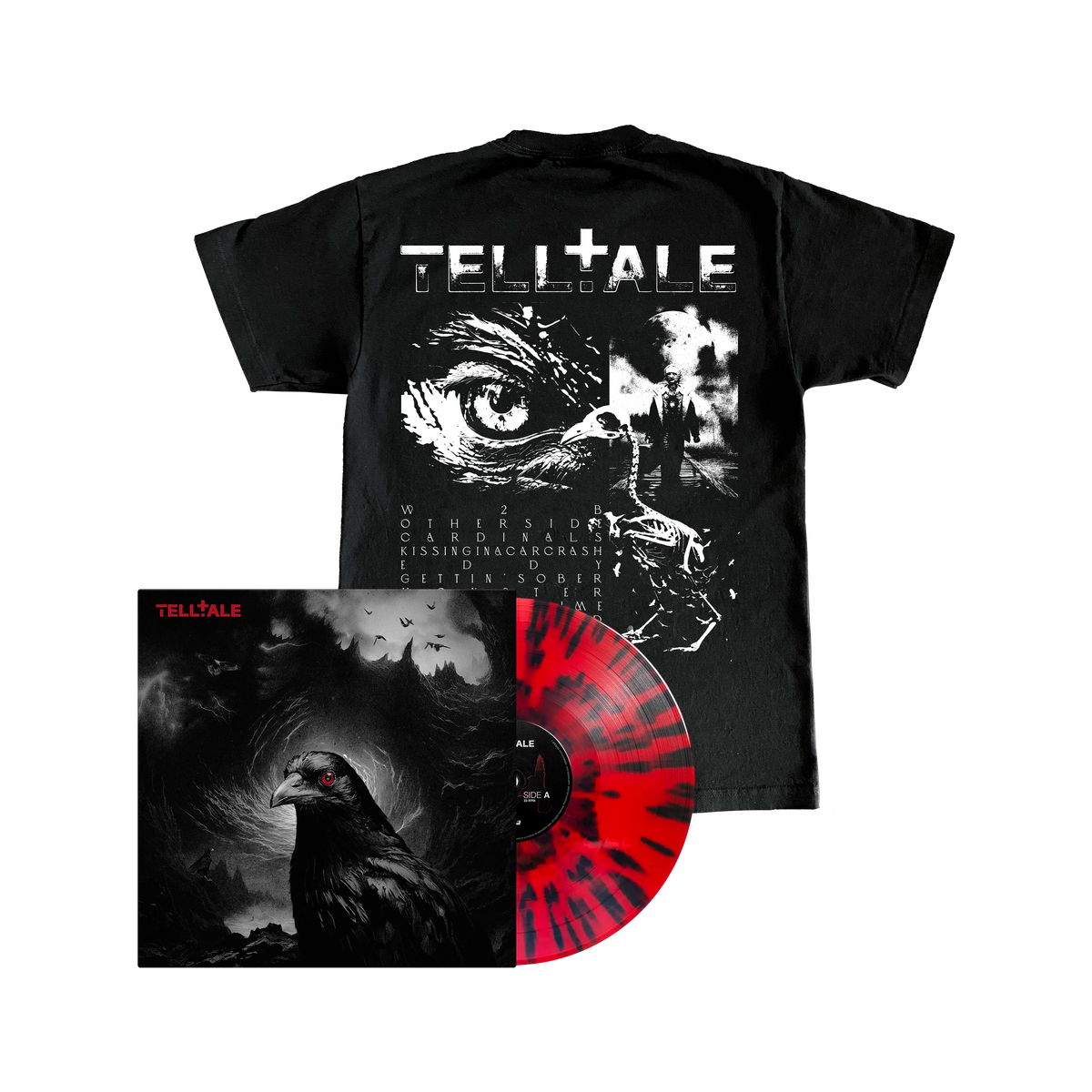 Telltale Vinyl + Black Tee Bundle