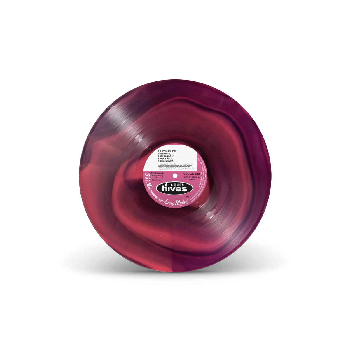 Lex Hives Magenta & Pink Ink Spot LP