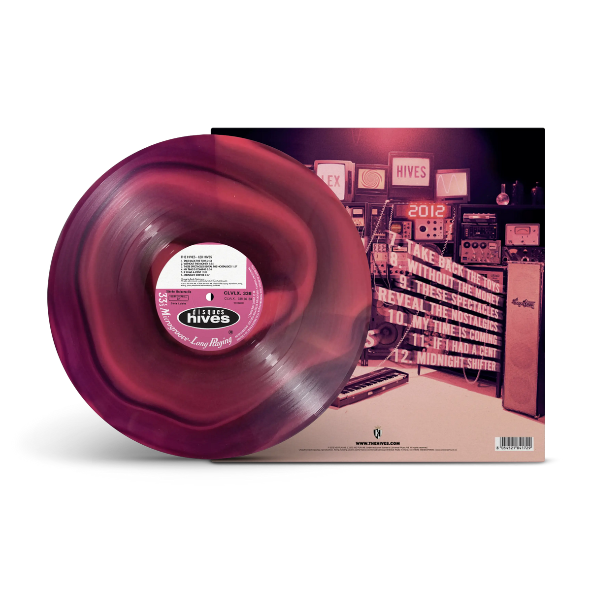 Lex Hives Magenta & Pink Ink Spot LP