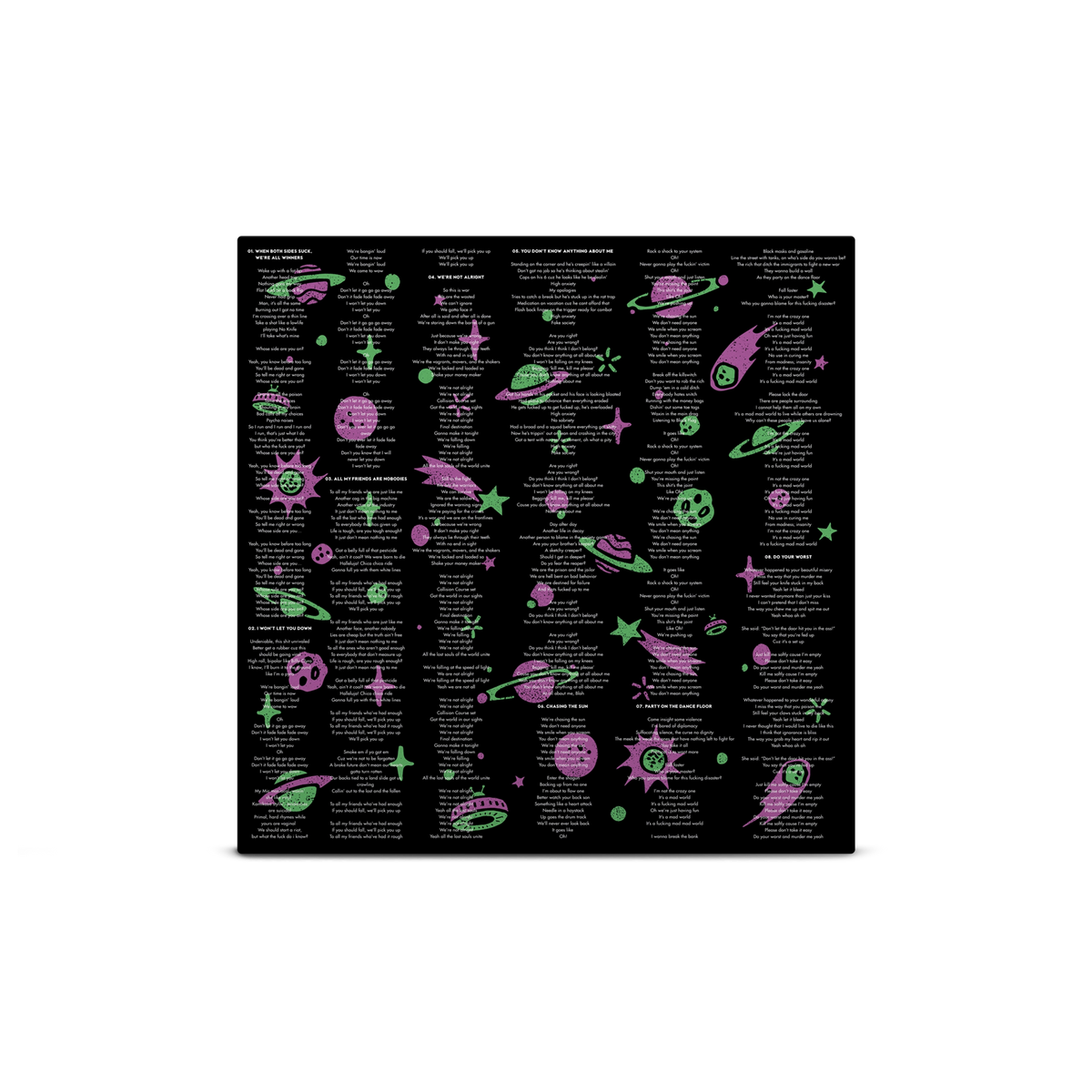 Brain Invaders (Deluxe Edition) Green, White & Purple Tri-Coloured A/B Side LP
