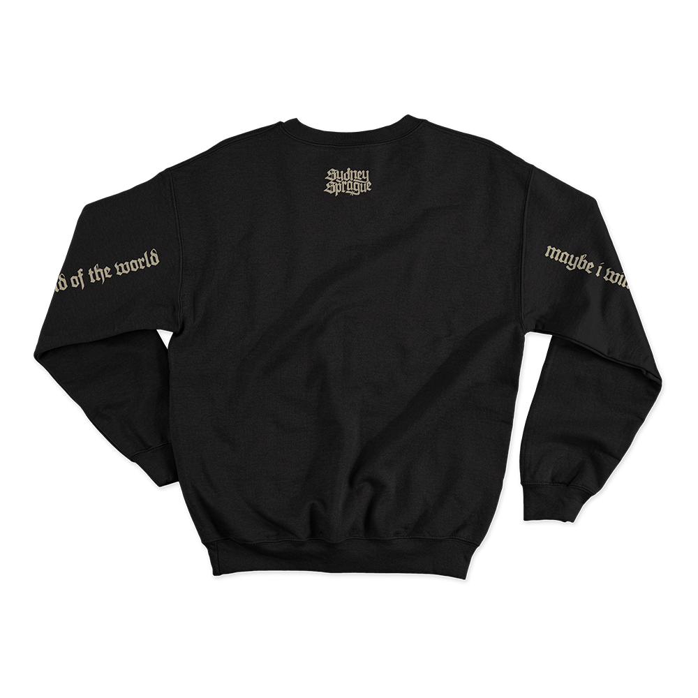 End Of The World Black Crewneck