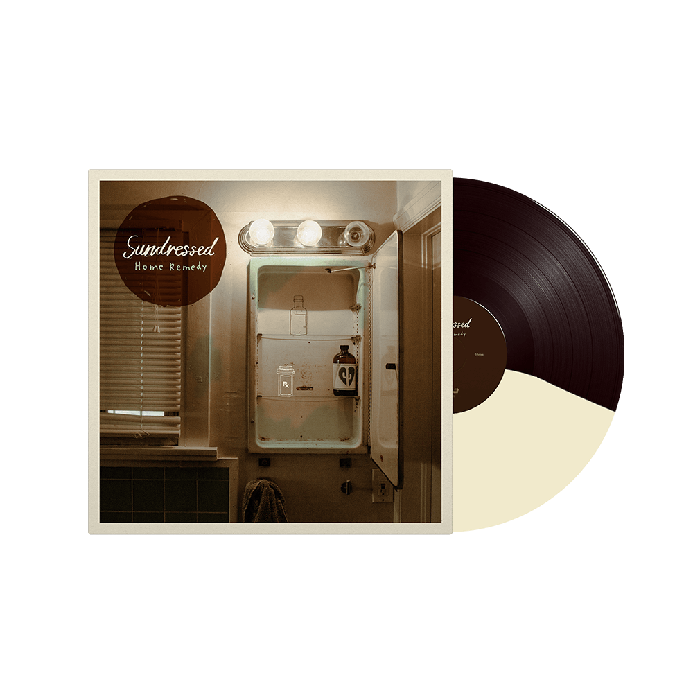 Home Remedy Half Transparent Half Maroon LP
