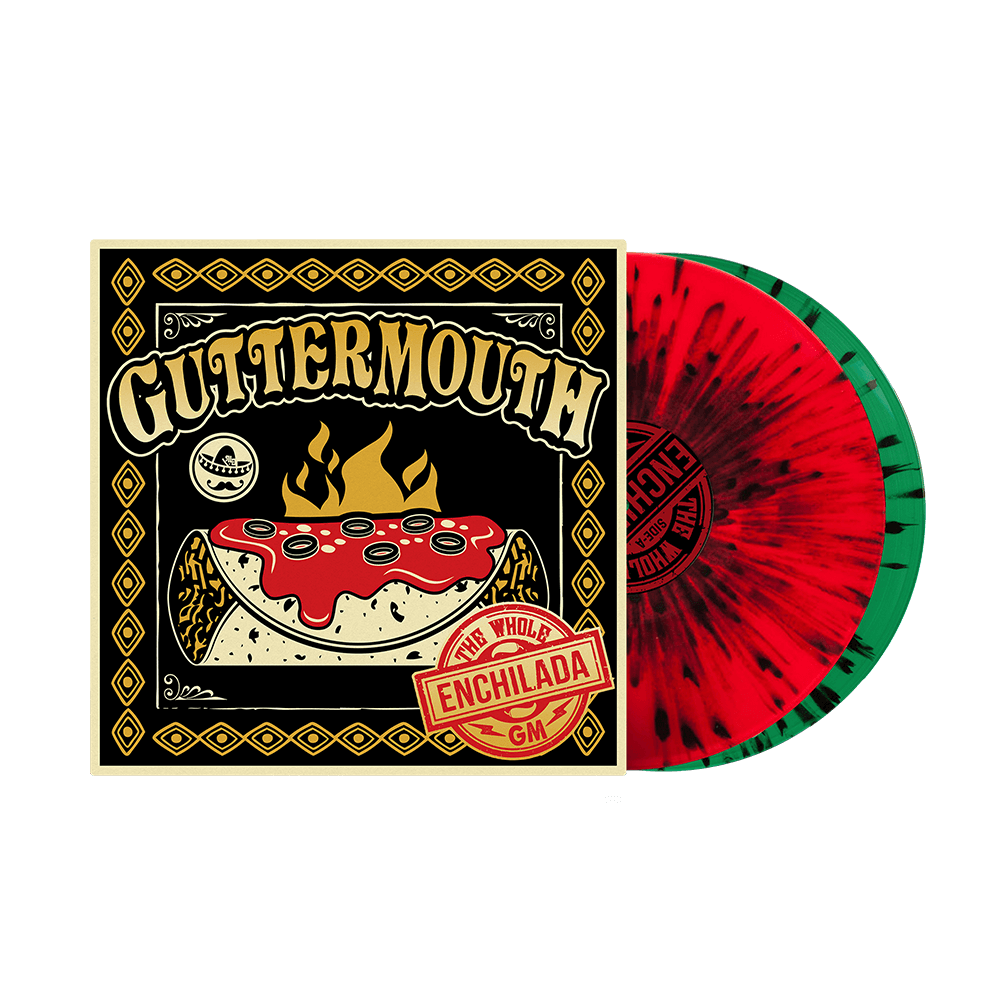 The Whole Enchilada Green & Red w/ Black Splatter Double LP