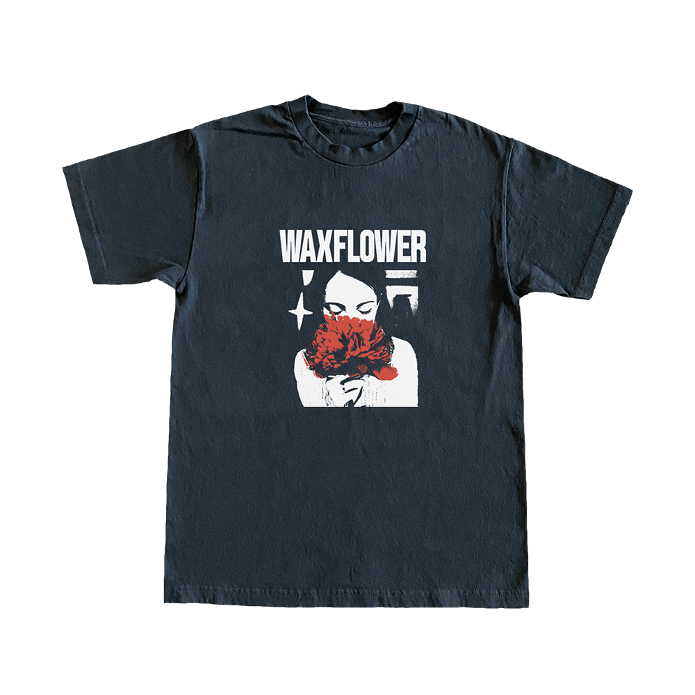 Waxflower_Girl_Tee_PetrolBlue_Front