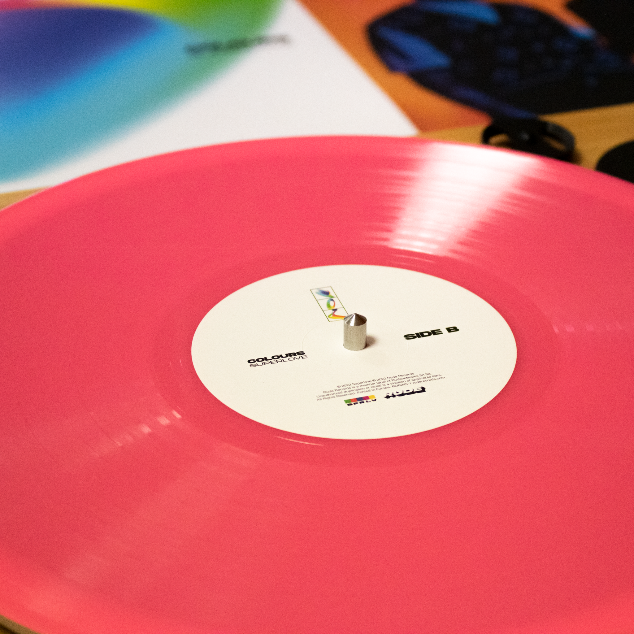 Lp Colours Colours Pink LP (1 Year Anniversary Edition) – Rude Records Shop