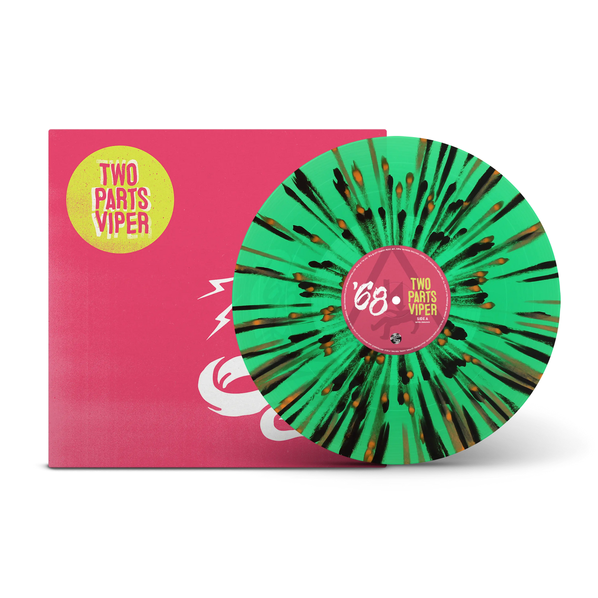 Two Parts Viper Kiwi Splatter LP