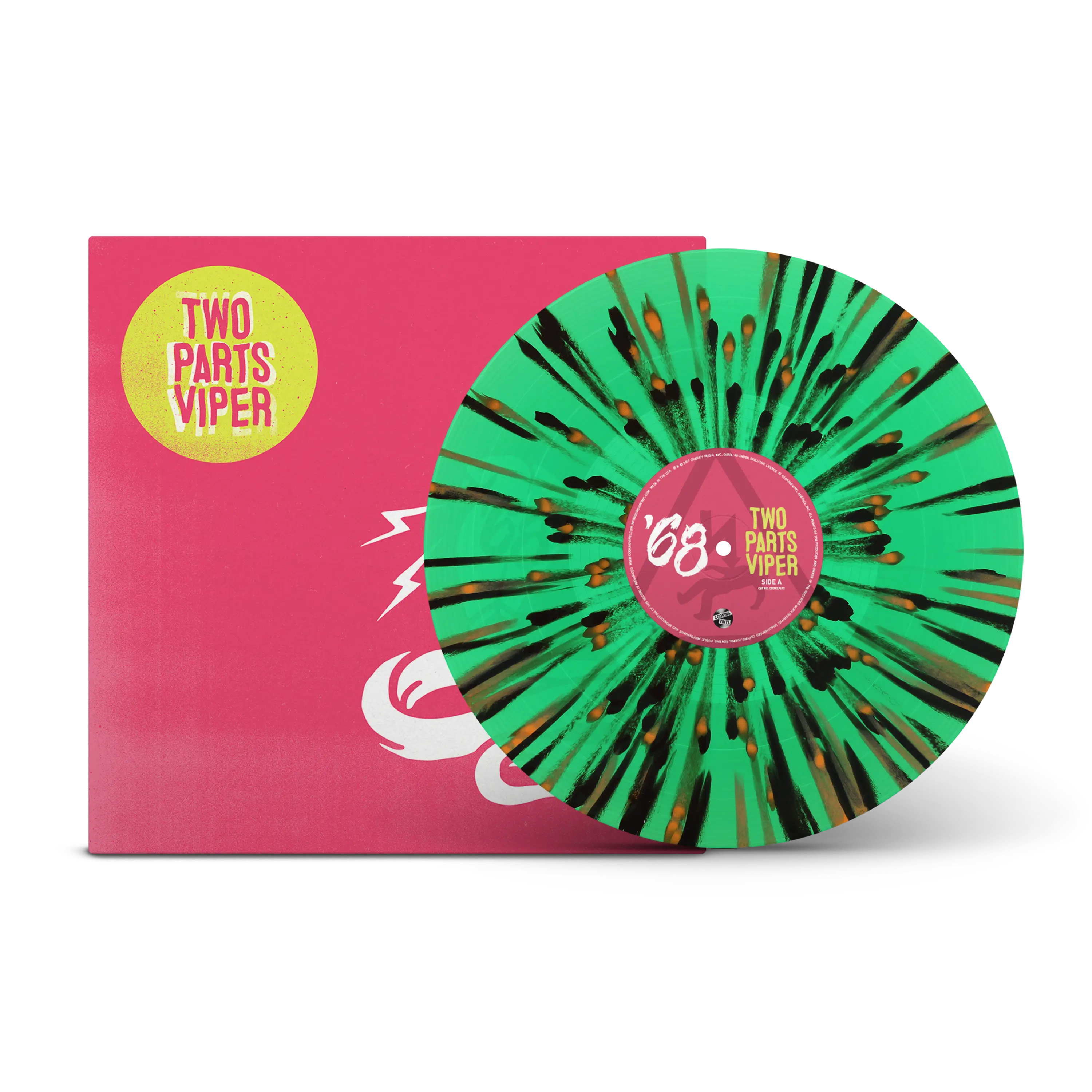 Two Parts Viper Kiwi Splatter LP – Rude Records Shop