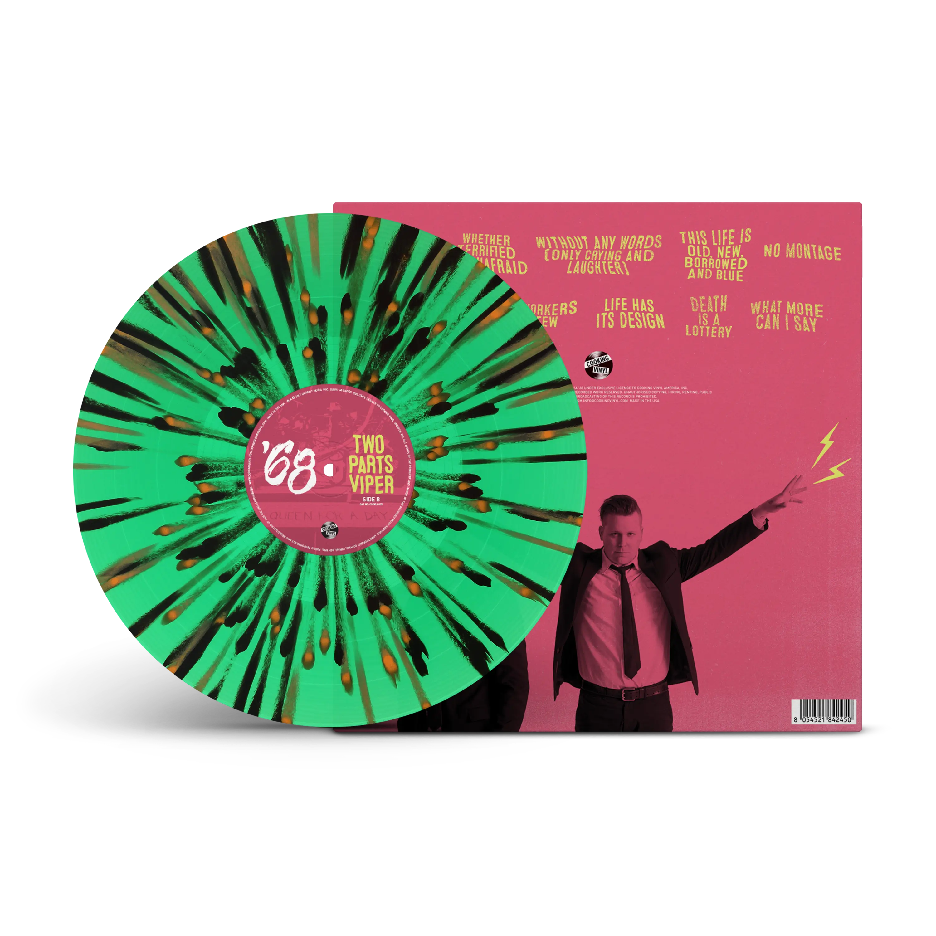 Two Parts Viper Kiwi Splatter LP – Rude Records Shop