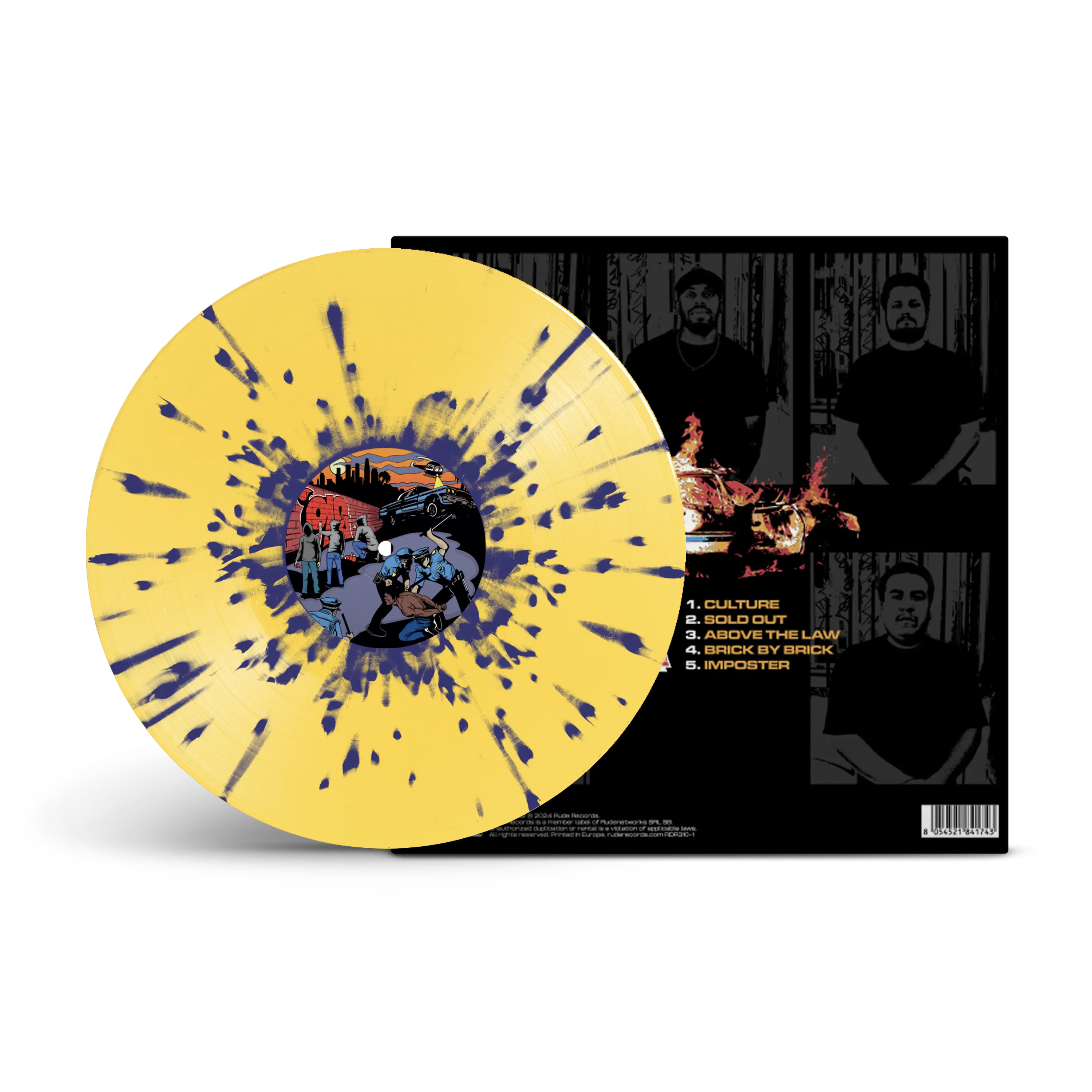92 Yellow & Purple Splatter LP – Rude Records Shop