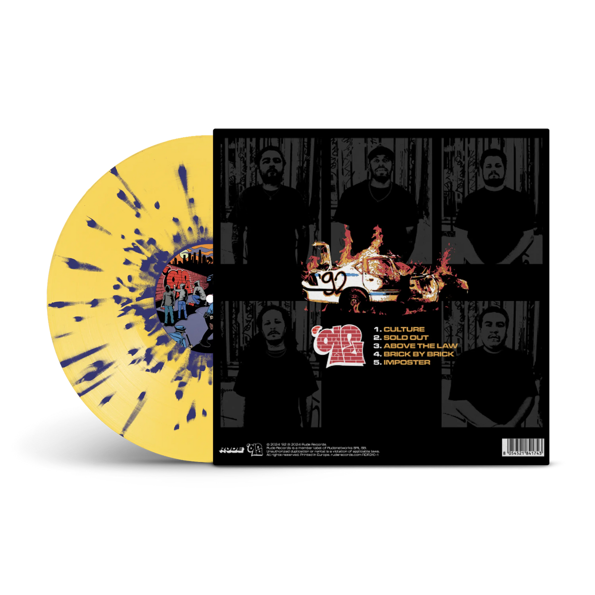 '92 Yellow & Purple Splatter LP