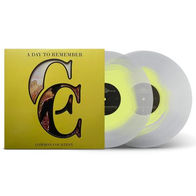 Common Courtesy Lemon in Milky Clear Color in Color Double LP