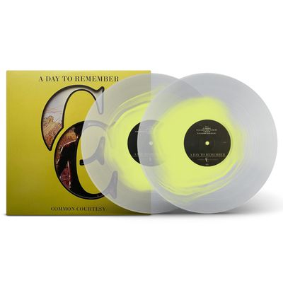 Common Courtesy Lemon in Milky Clear Color in Color Double LP