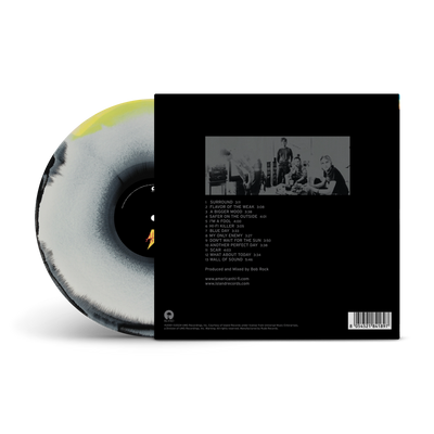American Hi-Fi Bone, Sunshine & Black Tri-coloured A/B Side LP
