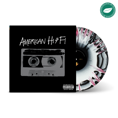 American Hi-Fi Tri-coloured A Side/B Side Pink, White & Black LP