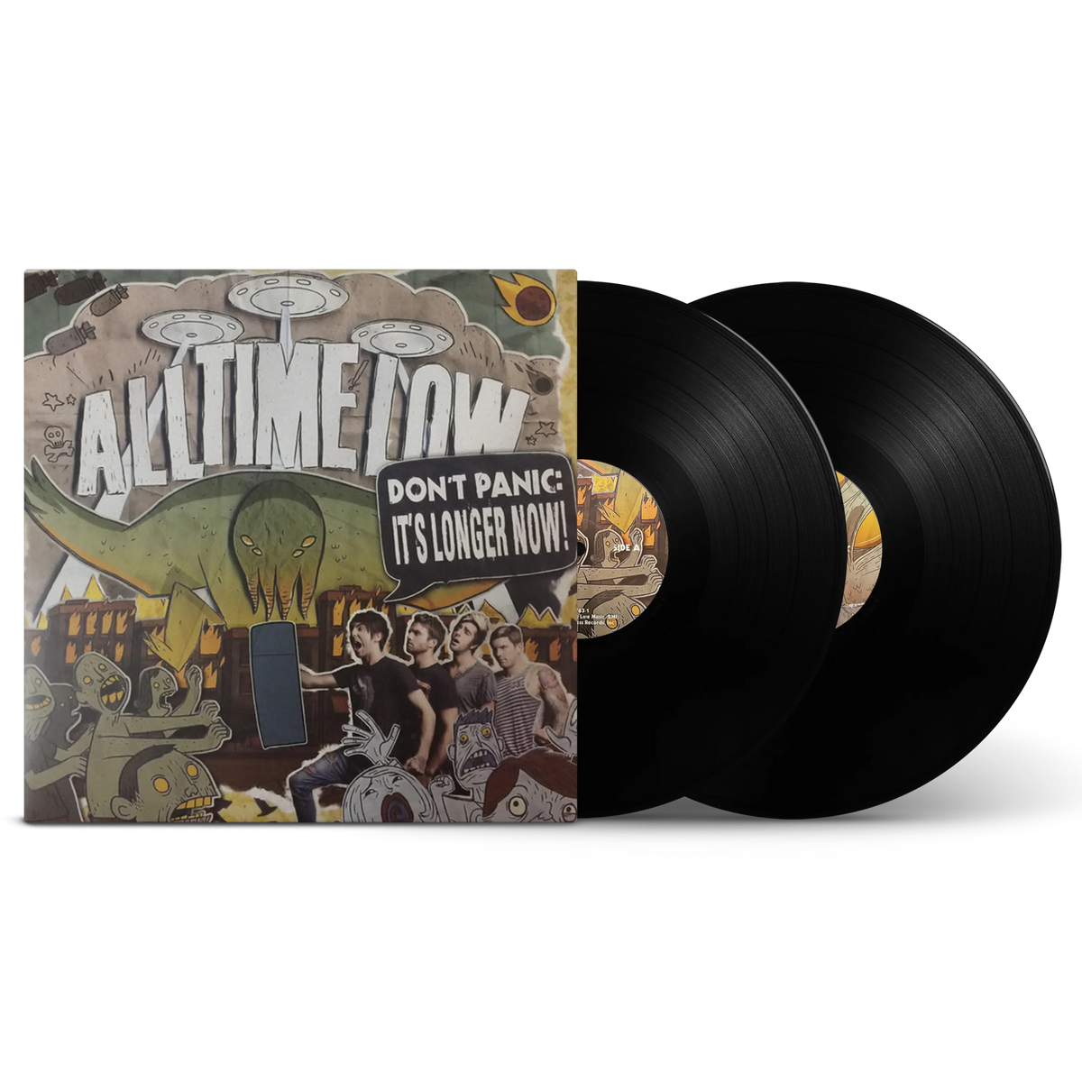 Don't Panic: It's Longer Now Black Double LP