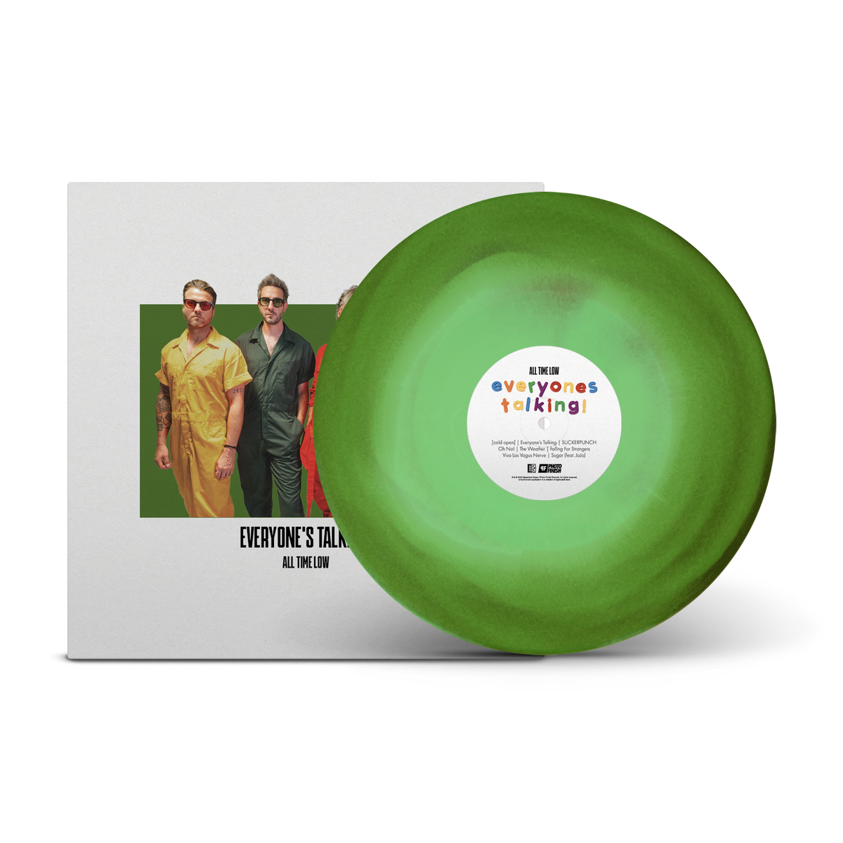 Everyone's Talking! Transparent Swamp Green & Opaque Green A/B Side with Alternate Artwork LP