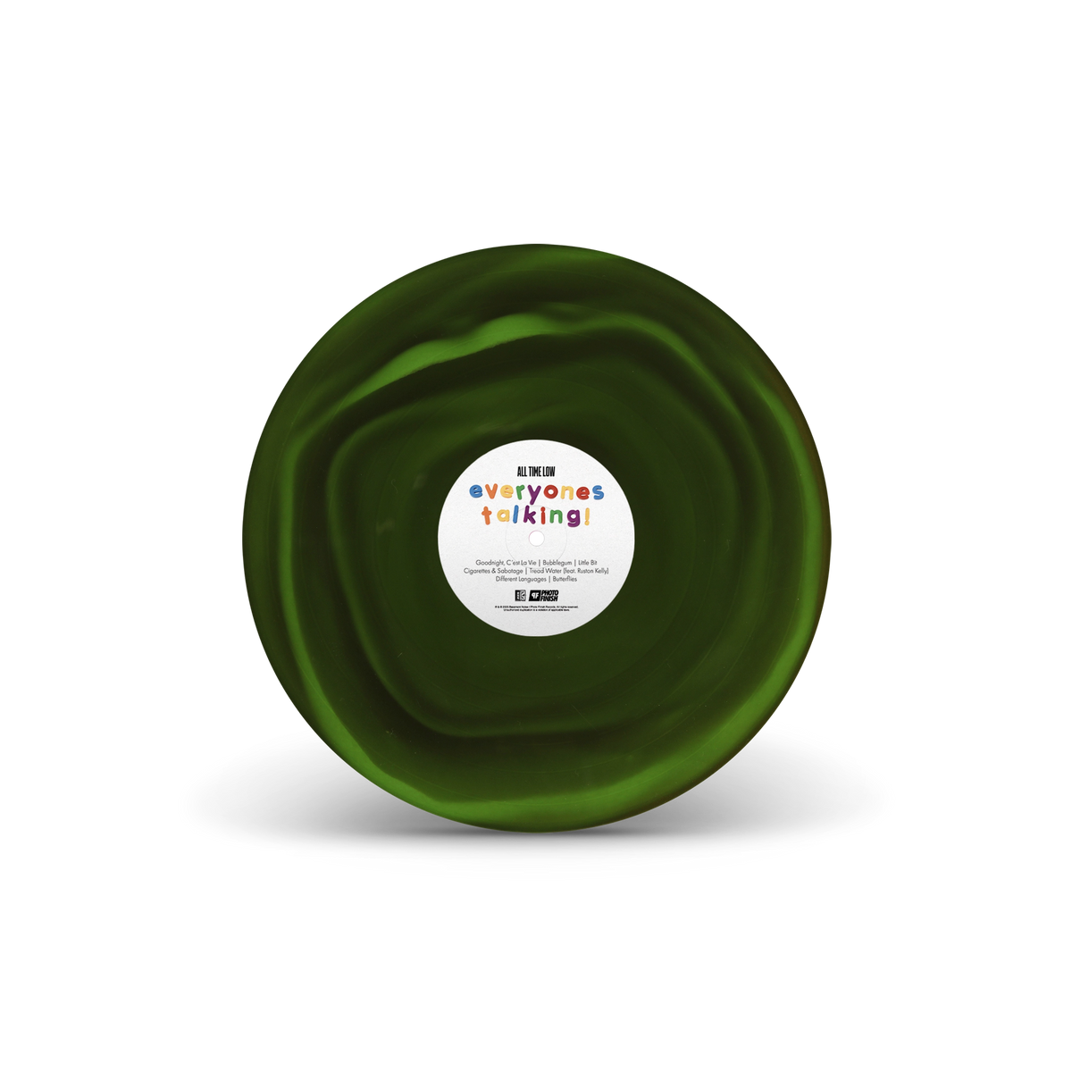 Everyone's Talking! Transparent Swamp Green & Opaque Green A/B Side with Alternate Artwork LP
