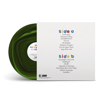 Everyone's Talking! Transparent Swamp Green & Opaque Green A/B Side with Alternate Artwork LP
