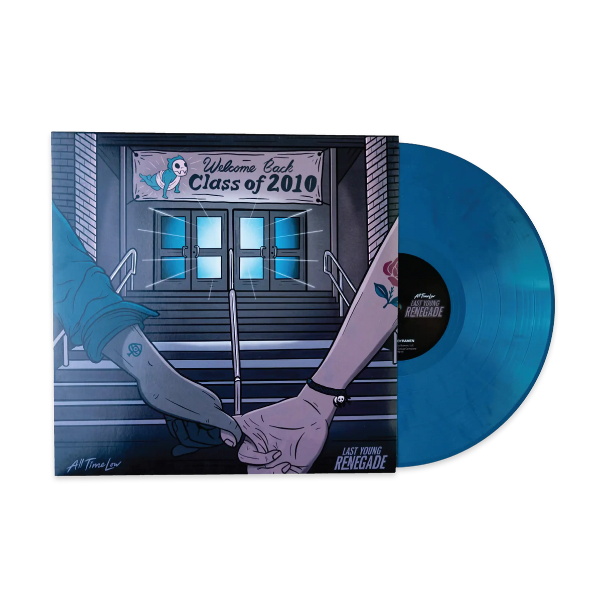 Last Young Renegade Teal Vinyl LP & Graphic Novel
