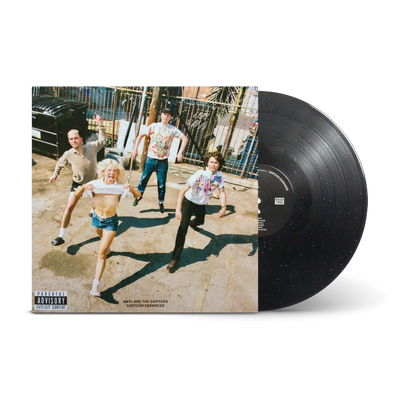 Cartoon Darkness Black Glitter LP