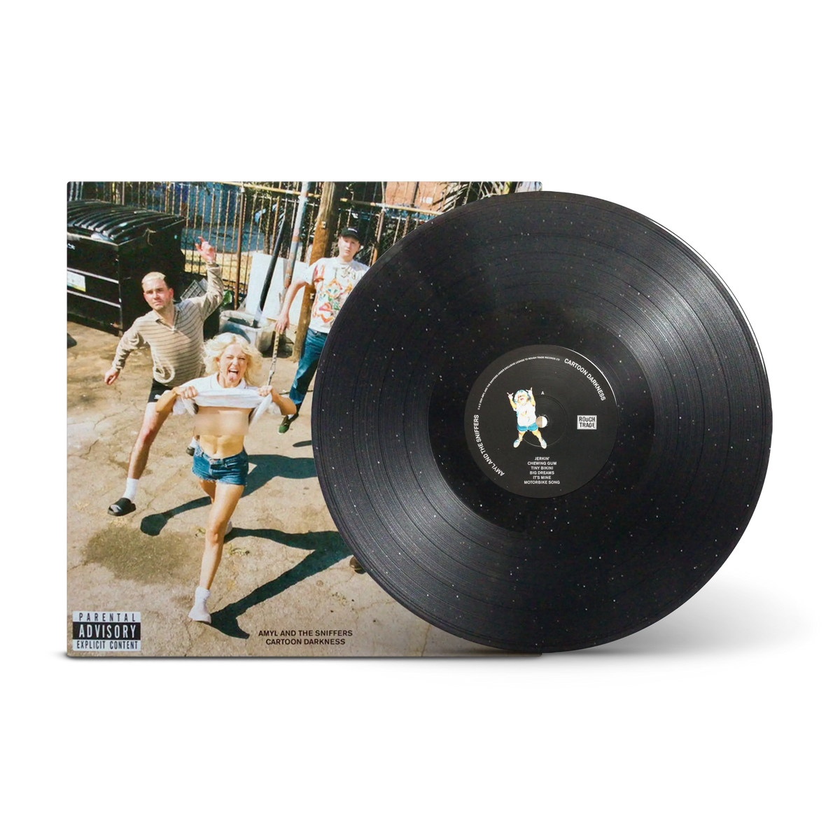 Cartoon Darkness Black Glitter LP