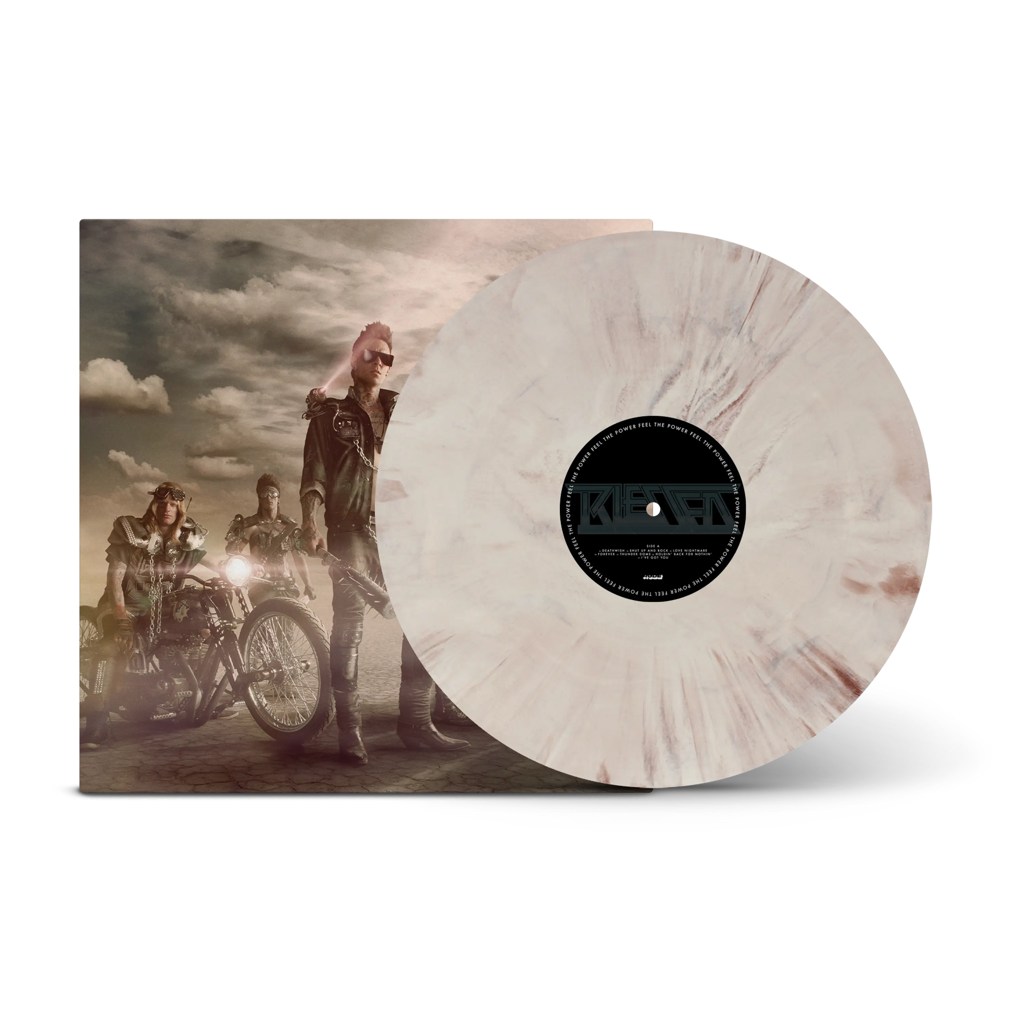 Feel The Power Bone, Brown & Beer Marble LP – Rude Records Shop