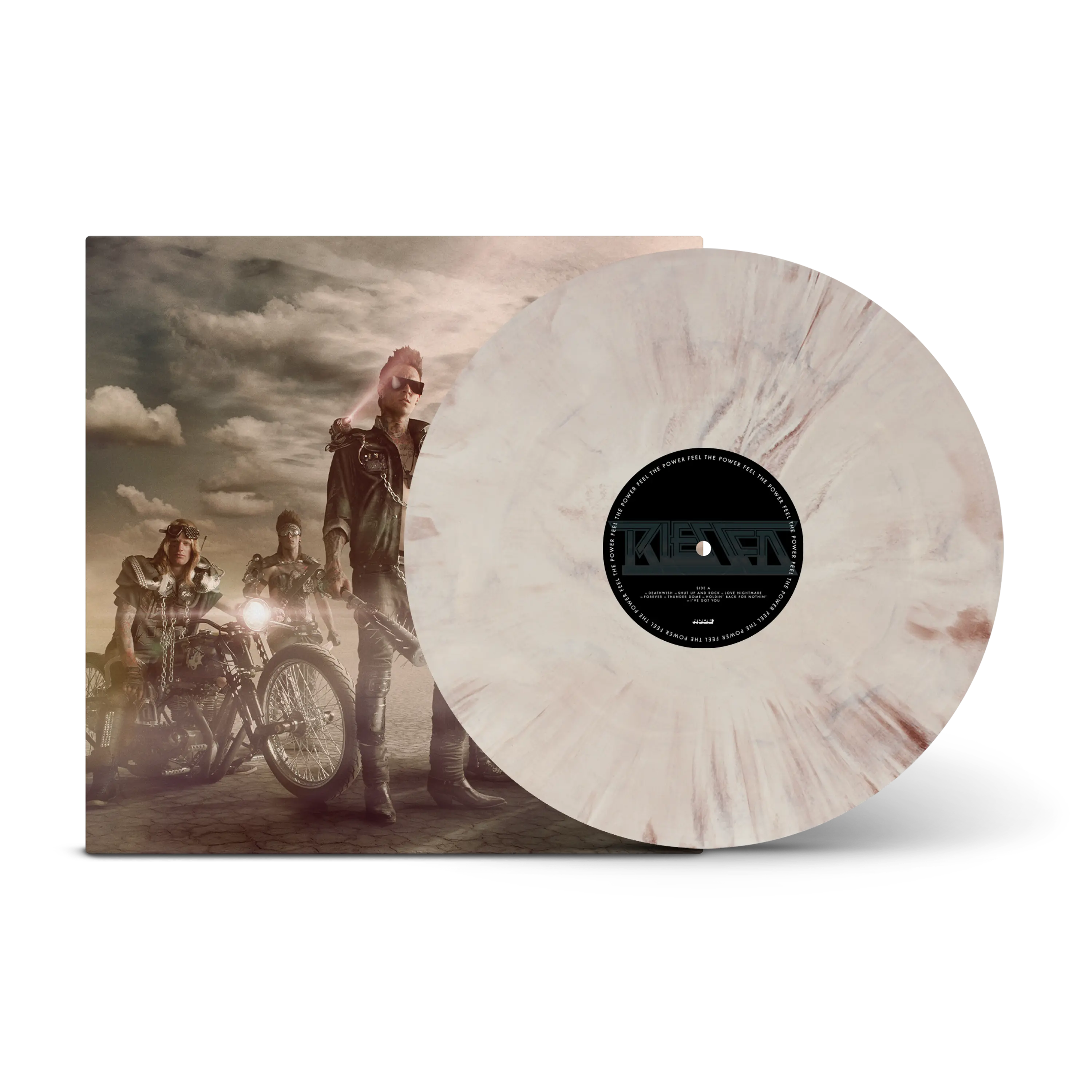 Feel The Power Bone, Brown & Beer Marble LP – Rude Records Shop