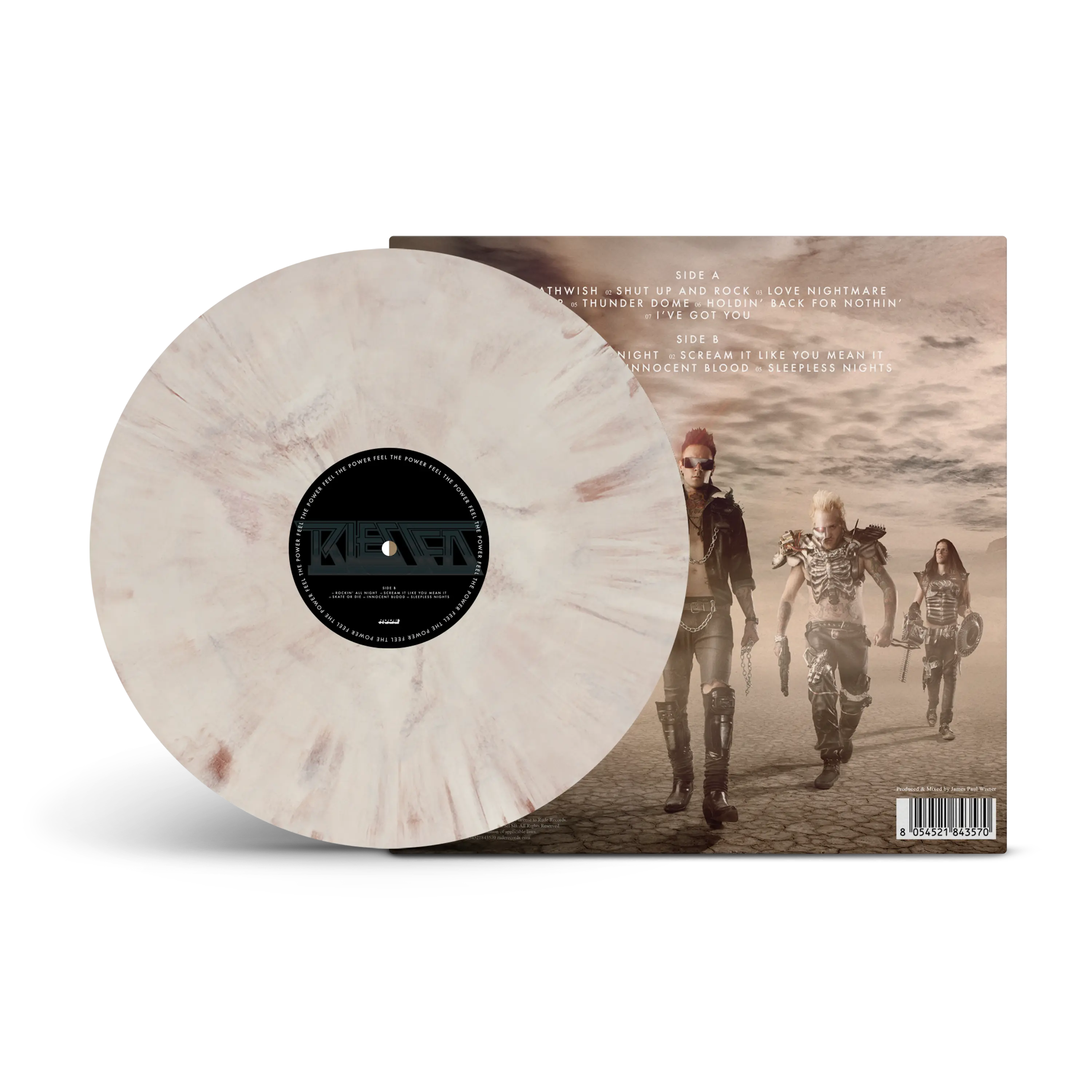 Feel The Power Bone, Brown & Beer Marble LP – Rude Records Shop