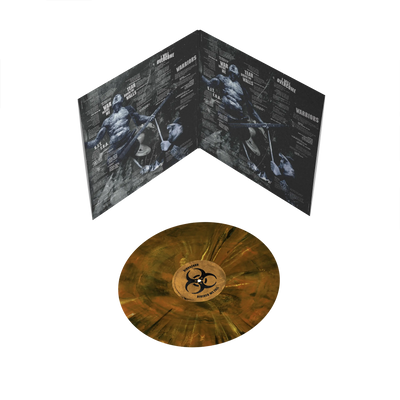 Divided We Fall Orange Crush, Black, White Marbled LP