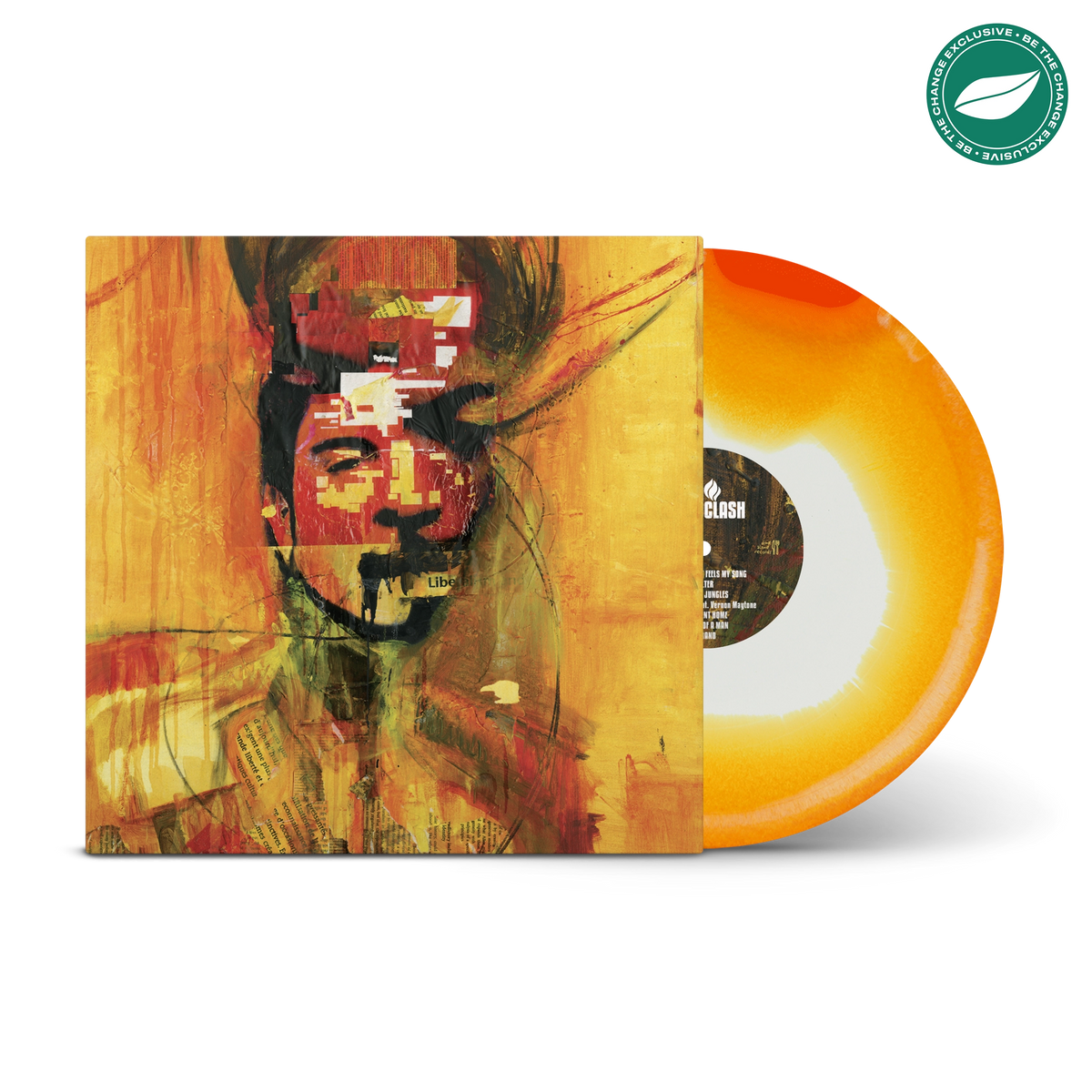 Sounding A Mosaic White, Orange Crush & Grimage Purple Tri-Coloured A/B Side LP