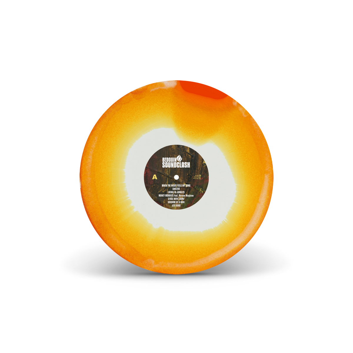 Sounding A Mosaic White, Orange Crush & Grimage Purple Tri-Coloured A/B Side LP
