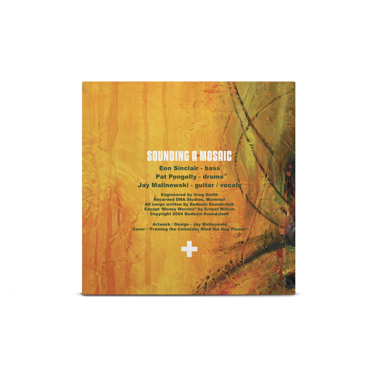Sounding A Mosaic White, Orange Crush & Grimage Purple Tri-Coloured A/B Side LP