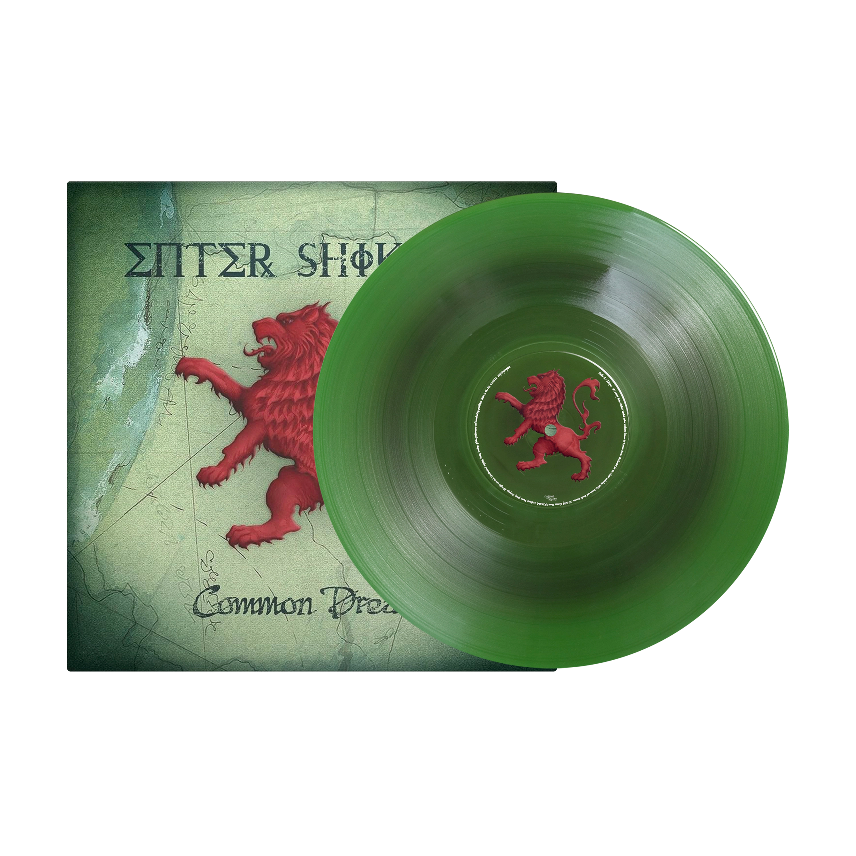Enter Shikari / エンター・シカリ レコード LP Common Dreads Green & Black Nebula LP – Rude Records Shop