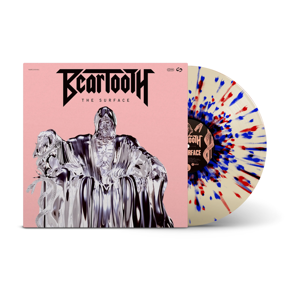 The Surface Clear with Red, White, Blue Splatter LP