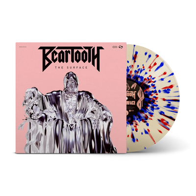 The Surface Clear with Red, White, Blue Splatter LP