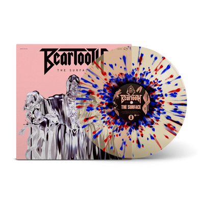 The Surface Clear with Red, White, Blue Splatter LP