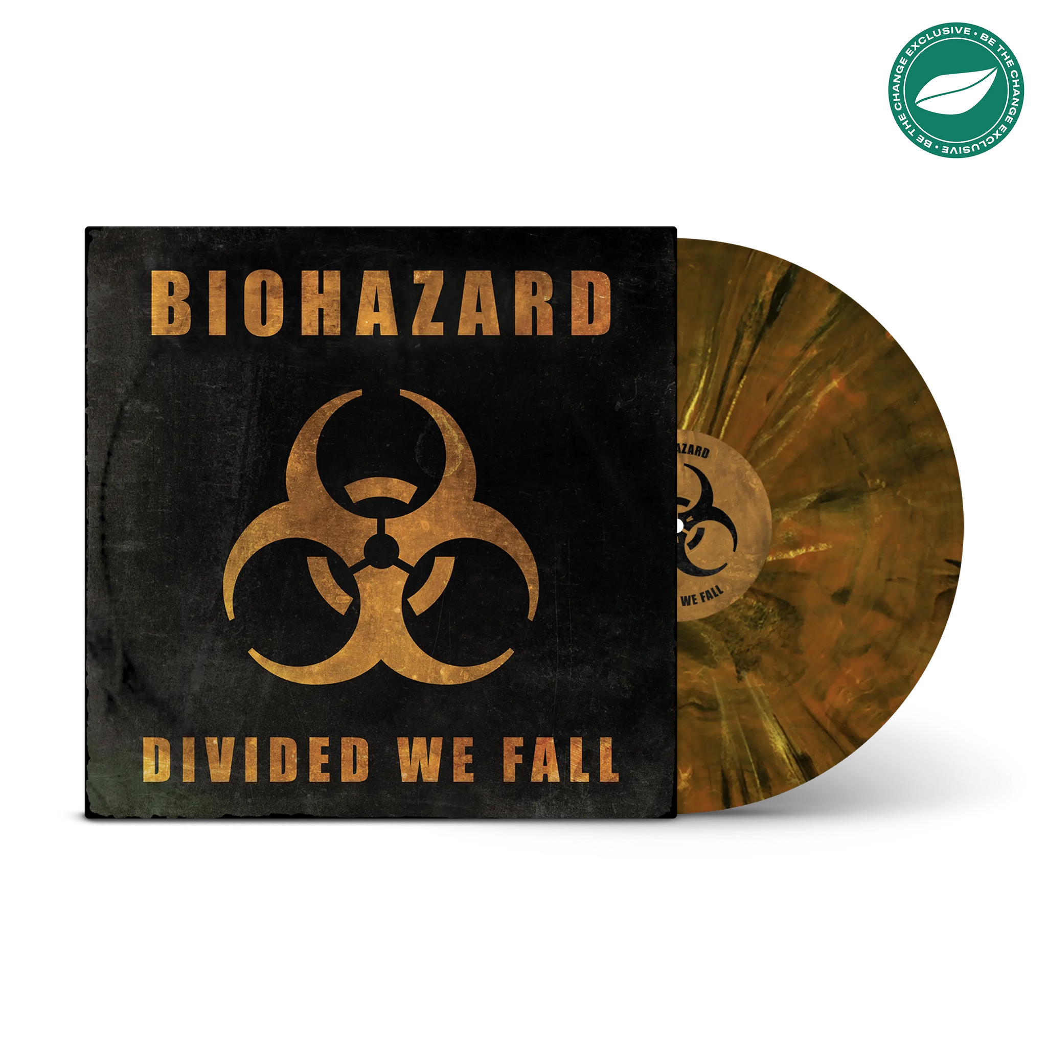 Divided We Fall Orange Crush, Black, White Marbled LP – Rude