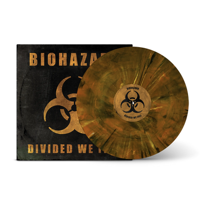 Divided We Fall Orange Crush, Black, White Marbled LP