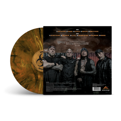 Divided We Fall Orange Crush, Black, White Marbled LP