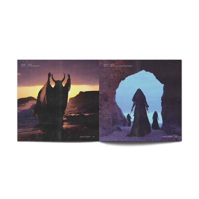 Every Sound Has A Color In The Valley Of Night Half Clear Half Green with Black Splatter Double LP