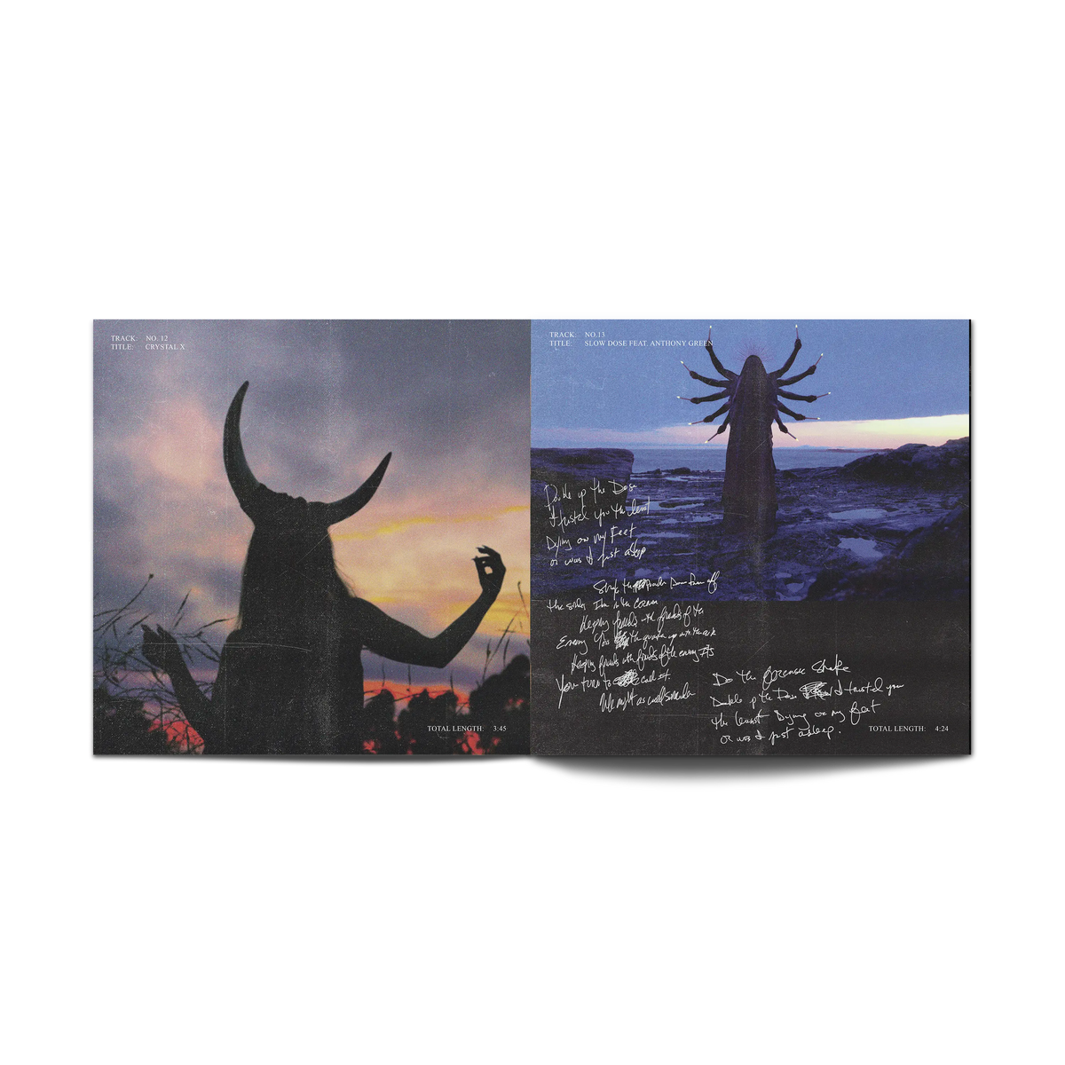 Every Sound Has A Color In The Valley Of Night Half Clear Half Green with Black Splatter Double LP