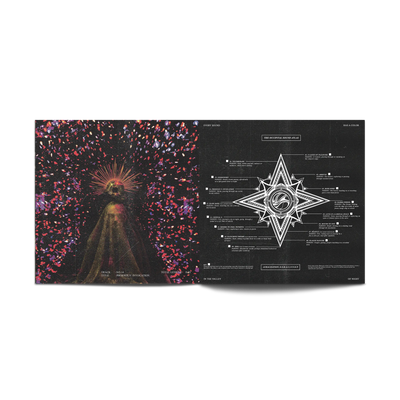 Every Sound Has A Color In The Valley Of Night Half Clear Half Green with Black Splatter Double LP