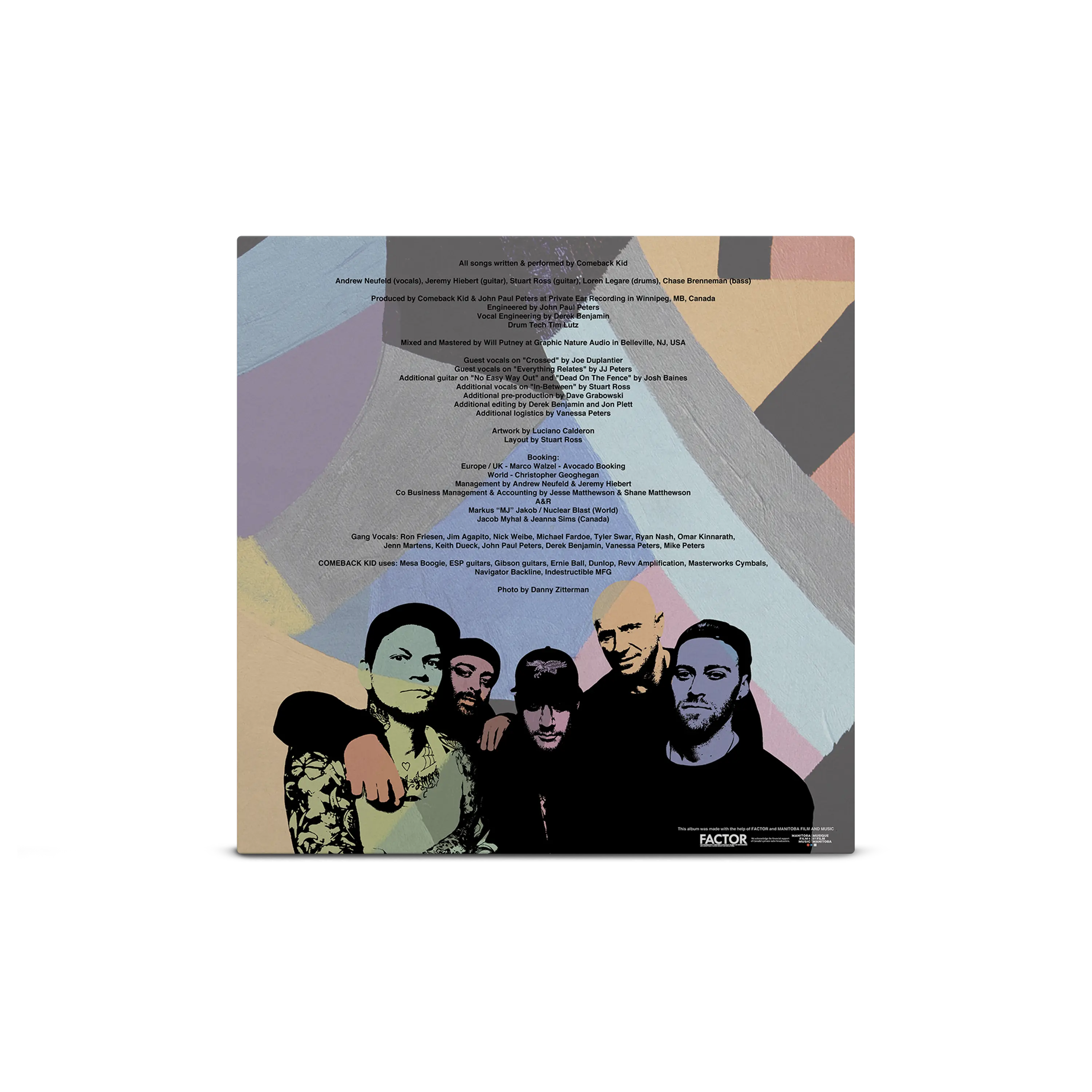 Heavy Steps Tri-coloured A Side/B Side Purple, Orange & Pink LP