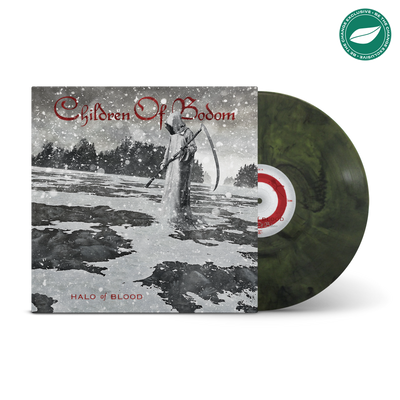 Halo Of Blood Yellow & Black Marble LP