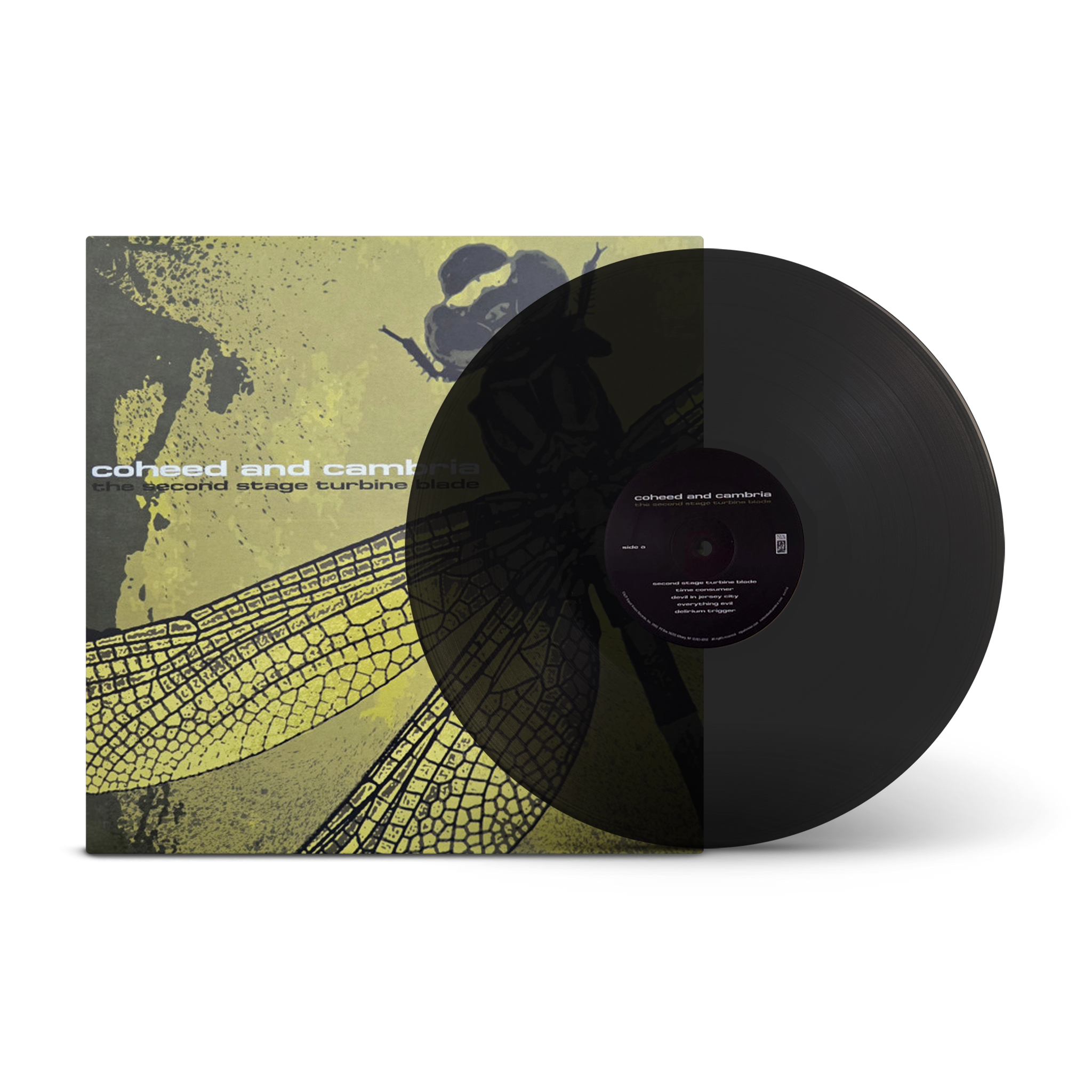 The Second Stage Turbine Blade Transparent Black LP – Rude Records